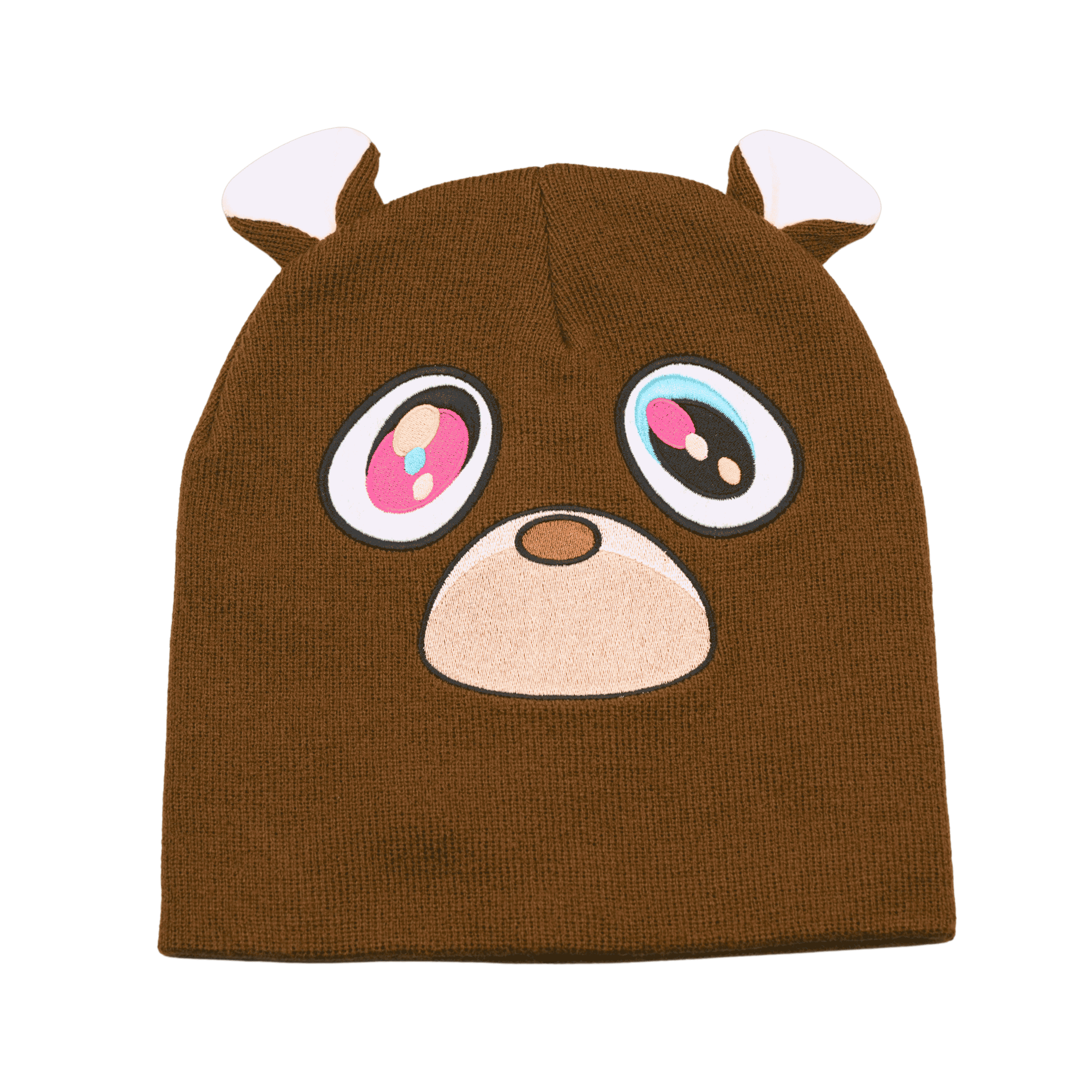 Graduation Bear Beanie with Cute Ears – Brown