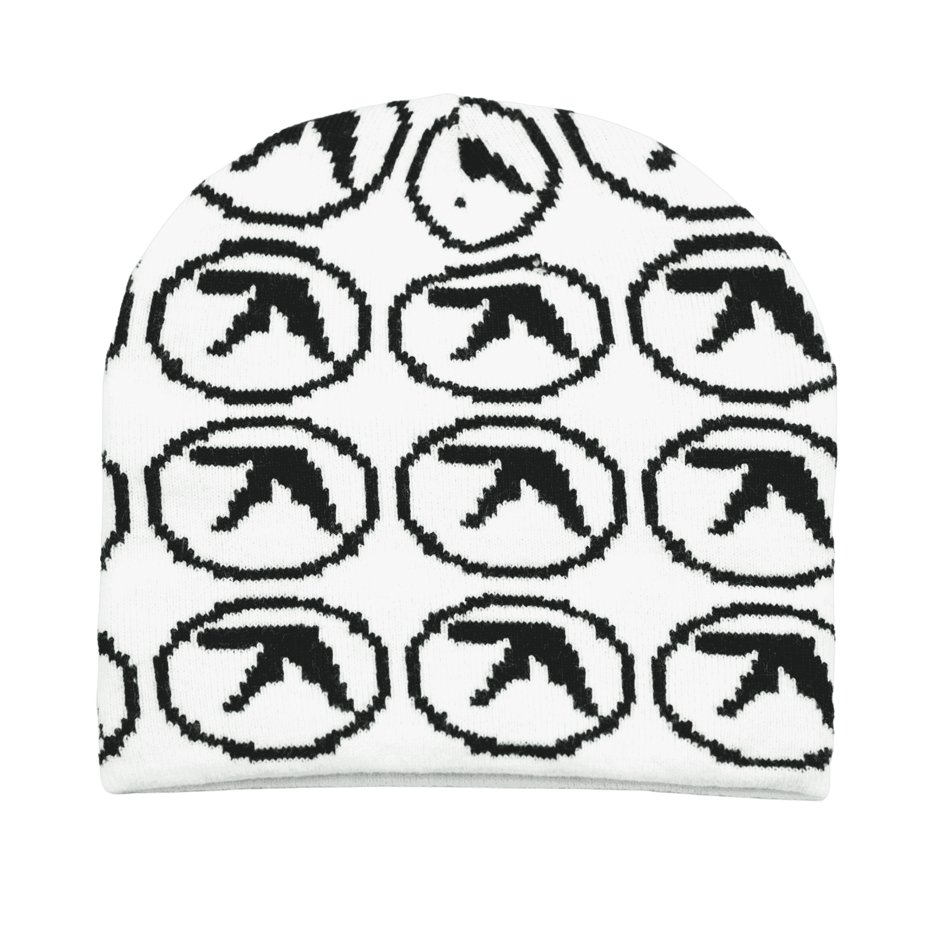 Aphex Twin Logo Beanie - White
