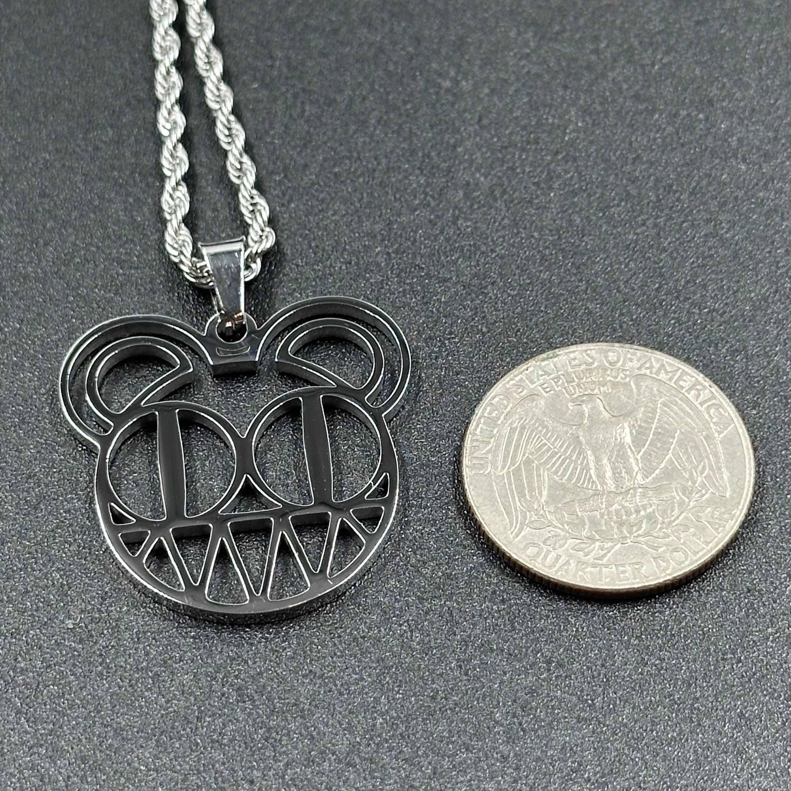 Radiohead Necklace – Stainless Steel Pendant & Custom Chain