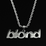 "Blond" Stainless Steel Necklace & Custom Chain