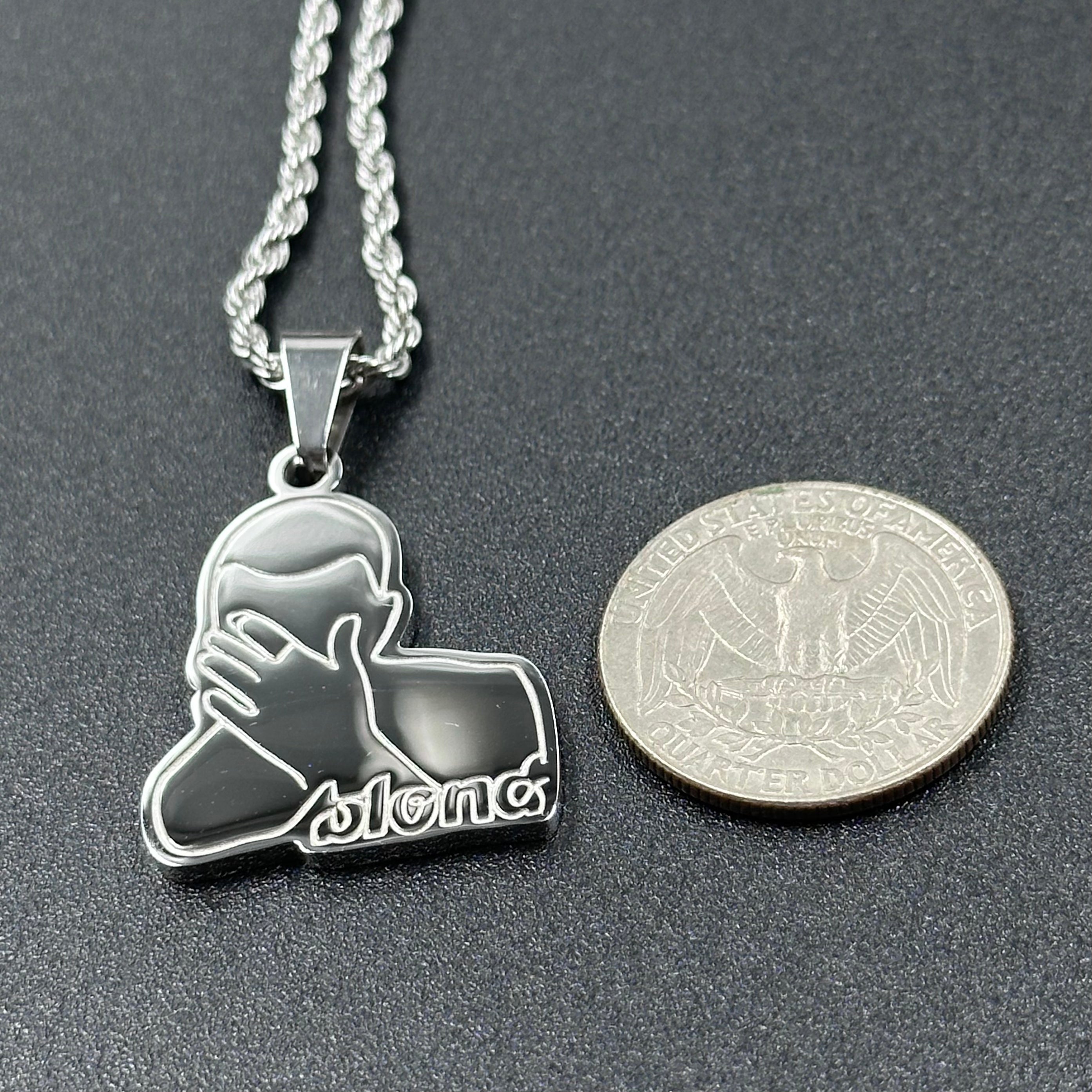 Frank Ocean “Blond” – Stainless Steel Necklace & Custom Chain
