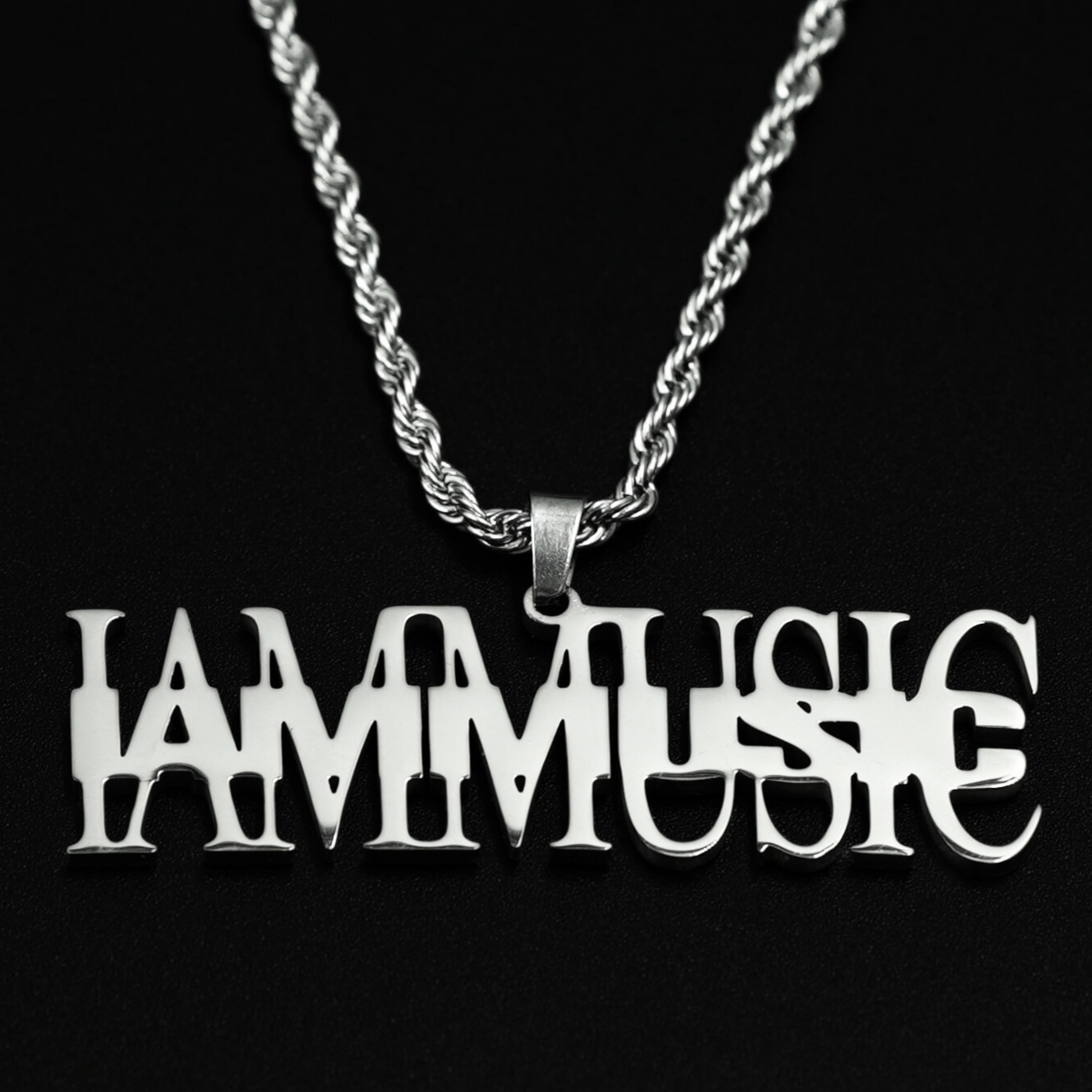 King Vamp Carti "I AM MUSIC" Necklace & Custom Chain