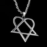 OPIUM Heartagram Pentagram Necklace & Custom Chain