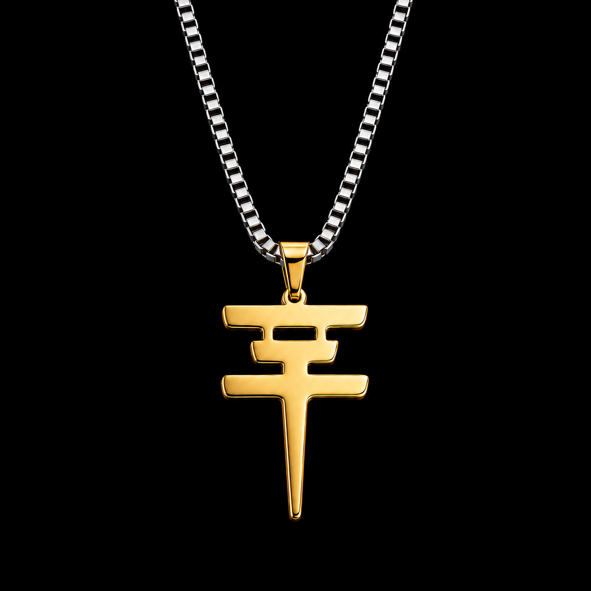 Tokio Hotel Symbol Pendant Necklace & Custom Chain