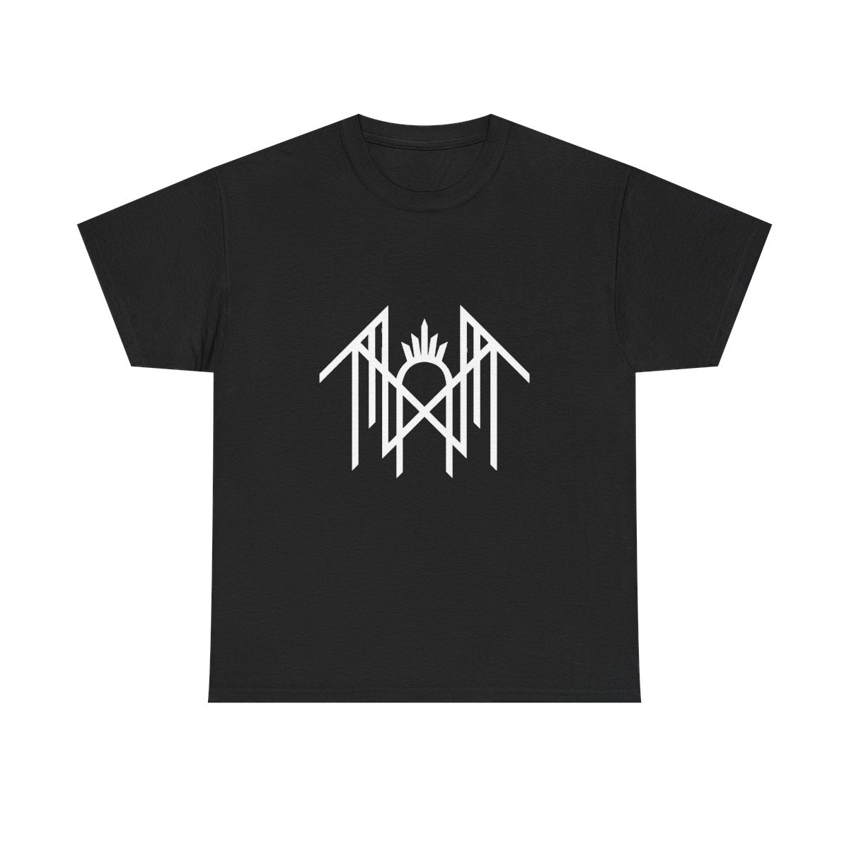 Sleep Token logo T-shirt in black with white Vessel Worship graphic